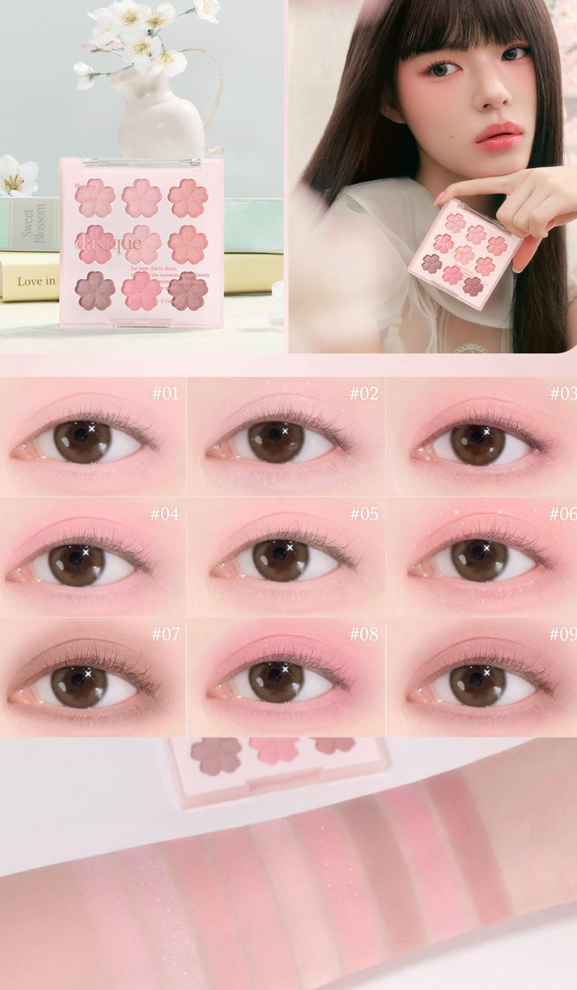 Dasique 🌸 甜蜜櫻花系列 - 9色眼影盤 37Sweet Blossom