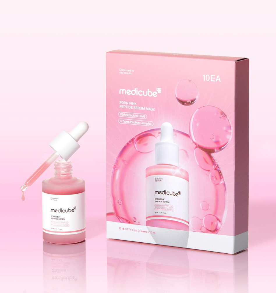 Medicube 💗 PDRN粉紅胜肽膠原安瓶面膜