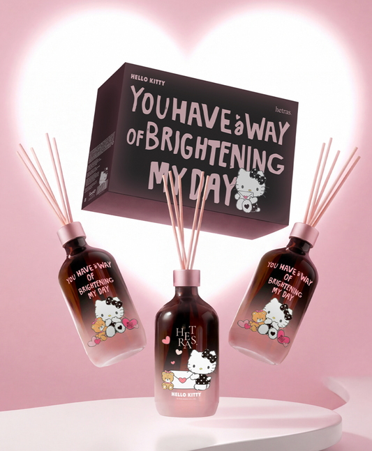 1套3支｜hetras x 🖤Hello Kitty ✨限定擴香瓶禮盒組