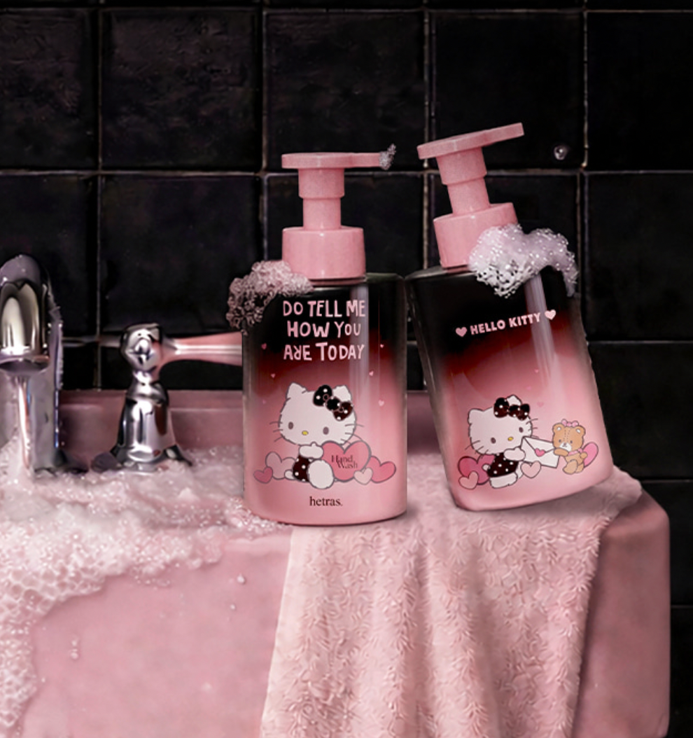 hetras x 🖤Hello Kitty ✨限定香薰泡泡洗手液禮盒組