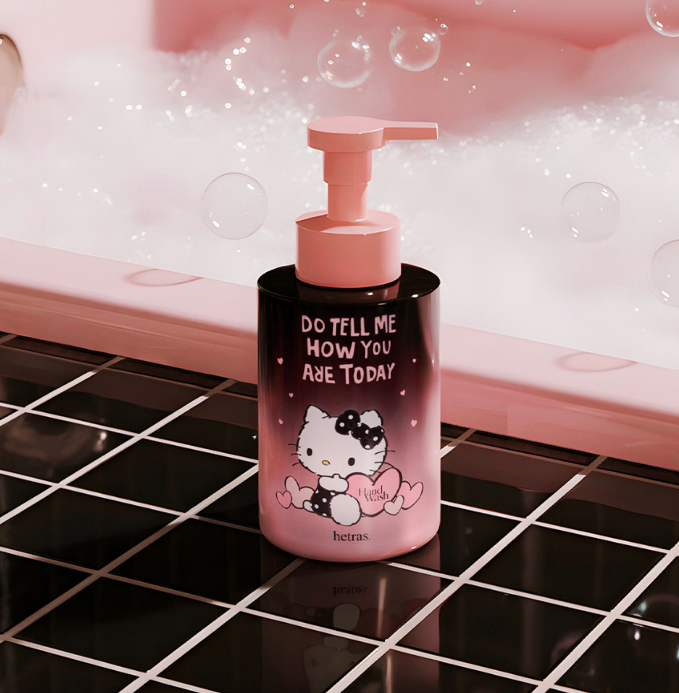 hetras x 🖤Hello Kitty ✨限定香薰泡泡洗手液禮盒組