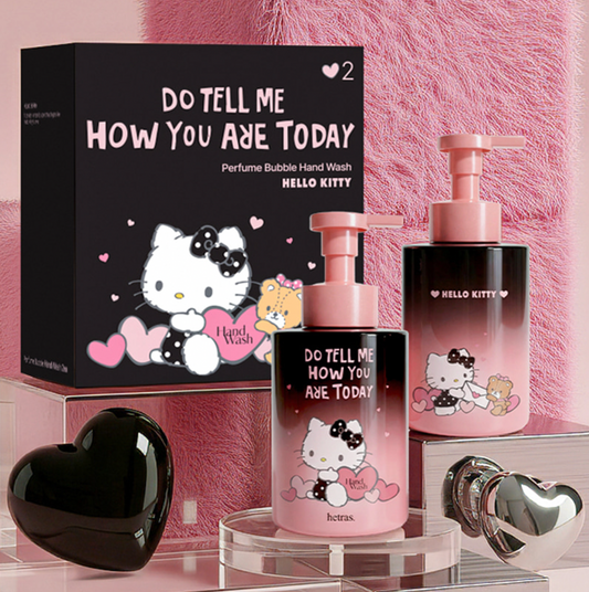 hetras x 🖤Hello Kitty ✨限定香薰泡泡洗手液禮盒組