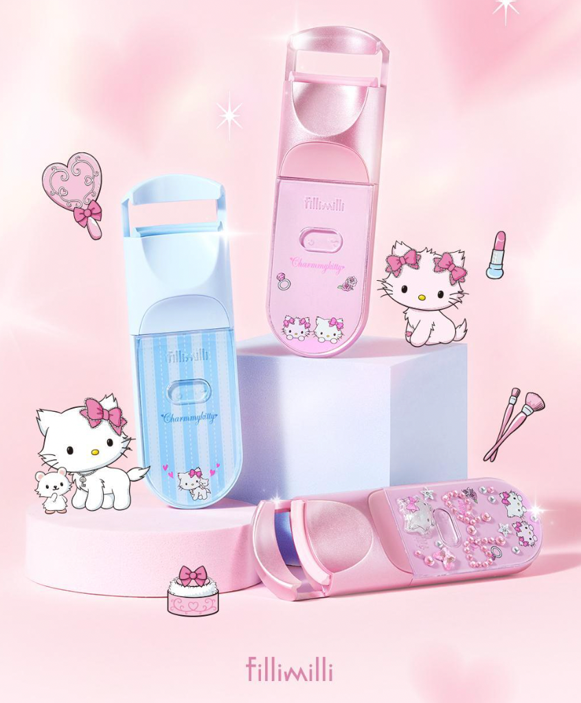 最新LED充電版｜Fillimilli X Hello Kitty 加熱睫毛夾 聯名限量版 💖🖤