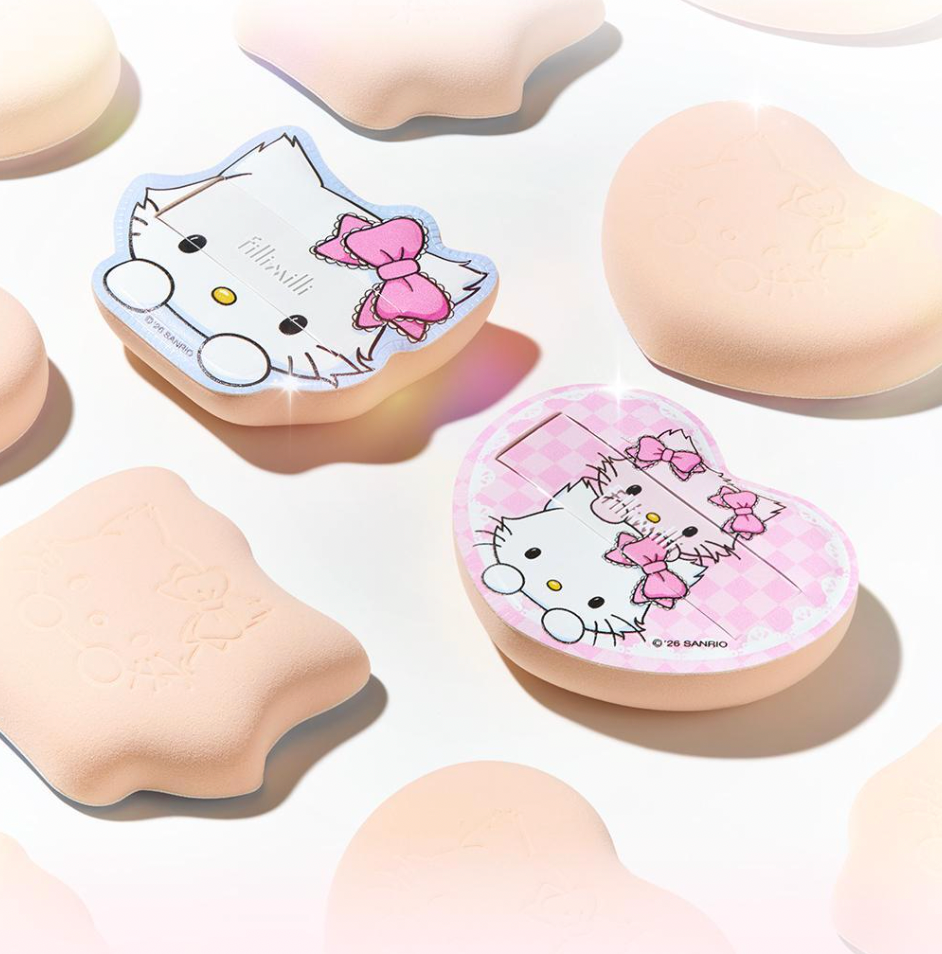 送收納盒｜Fillimilli X Hello Kitty 🎀 大大海棉粉撲