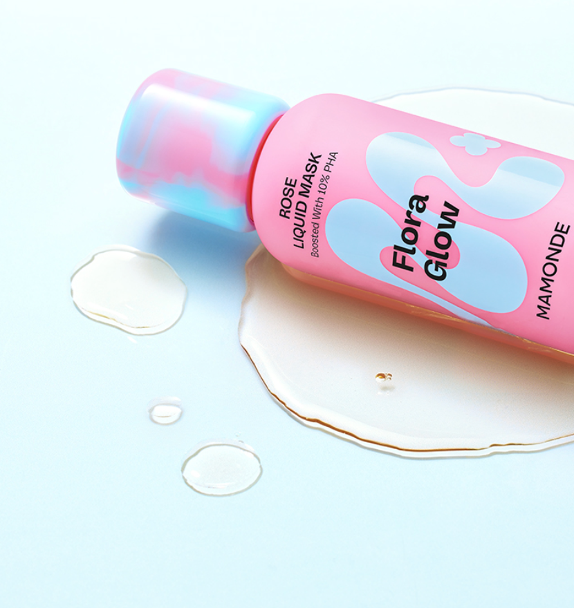 送25ml玫瑰面霜｜MAMONDE 🌸 Flora Glow 玫瑰液體水光面膜