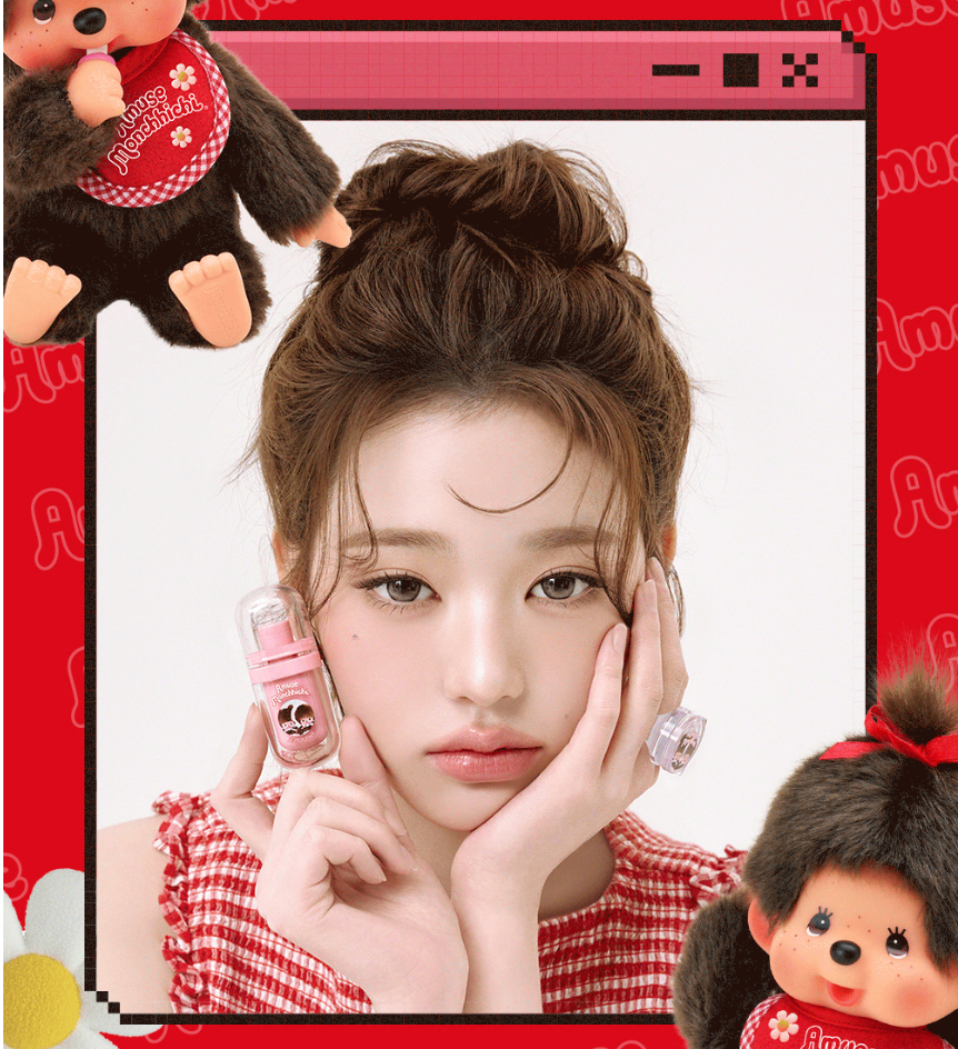 送戒指唇蜜｜Amuse X Monchhichi 💖  Jel-Fit Tint 持久果凍唇釉