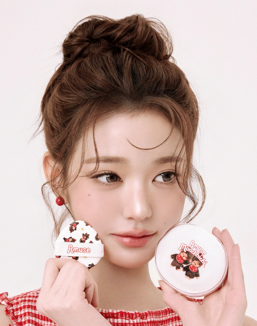 Amuse  X Monchhichi 💖陶瓷柔霧氣墊套裝｜員瑛無瑕肌秘密！