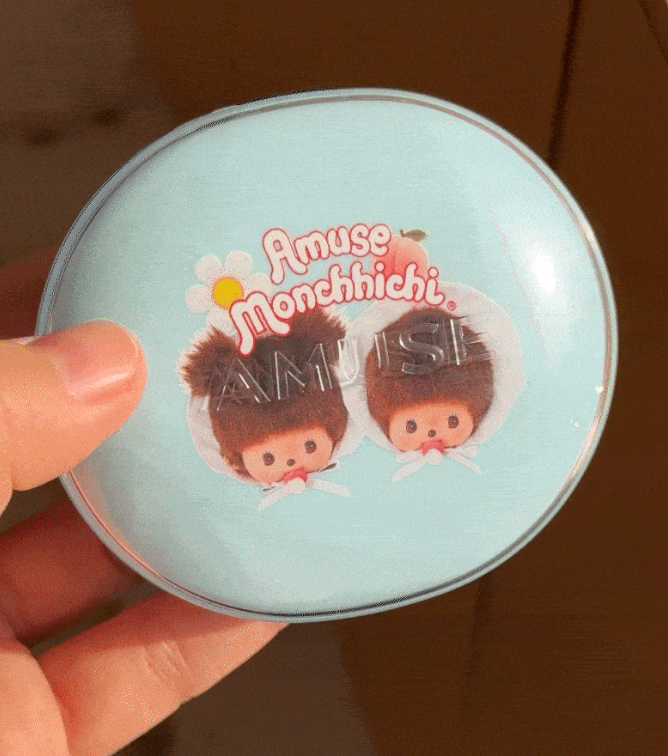 Amuse X Monchhichi 💖 72小時無瑕持妝控油霧面氣墊