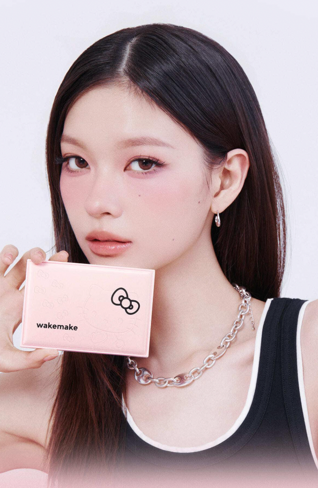🎀 WAKEMAKE × HELLO KITTY 16色眼影盤