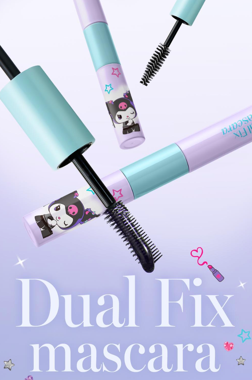 送鍵帽匙扣｜DALEAF X KUROMI 💜 雙效定型碎髮睫毛膏
