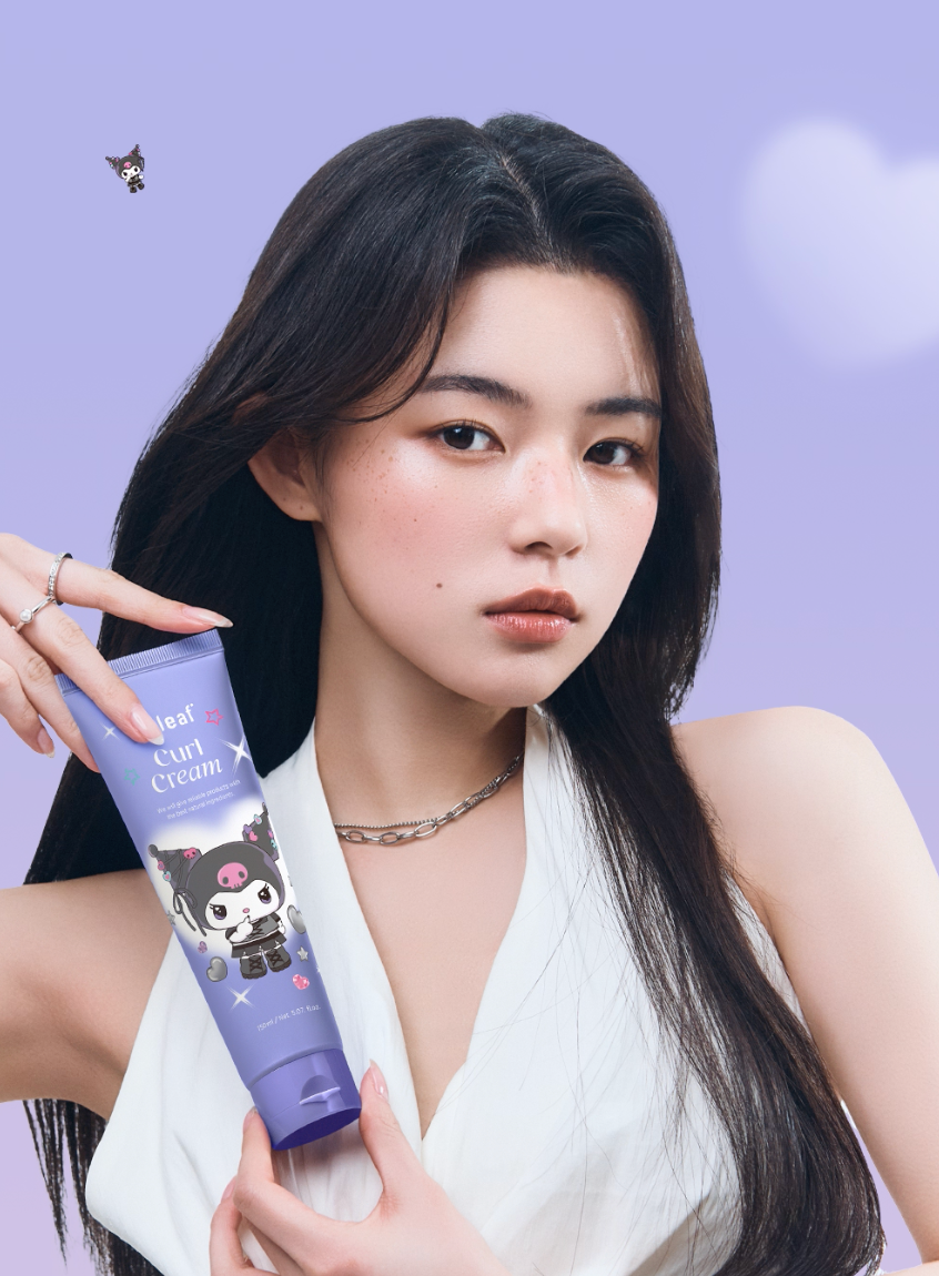 送鏡仔｜DALEAF X KUROMI 💜 Glam Curl Cream 彈力卷髮霜