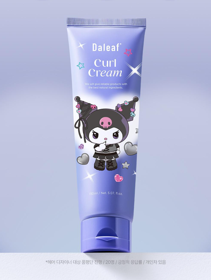 送鏡仔｜DALEAF X KUROMI 💜 Glam Curl Cream 彈力卷髮霜