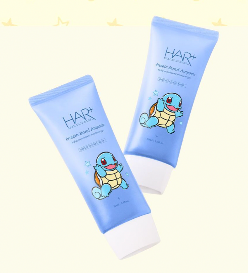1+1+送多用香膏｜Hair+ x Pokemon  🐻 高濃度蛋白質胺基酸免洗精華
