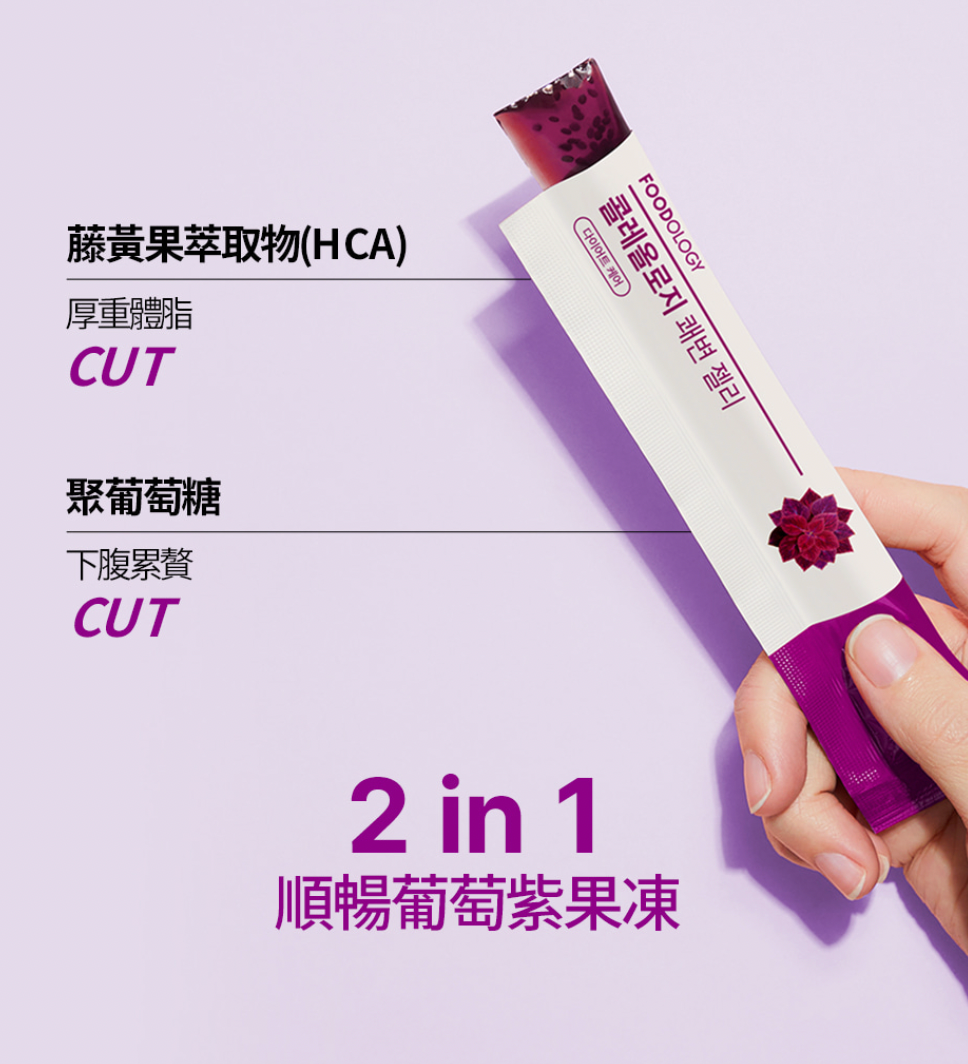 徐賢同款🍇 Foodology 腸道運動・速纖順暢果凍