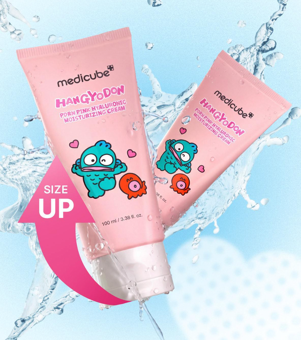100ml+100ml｜Medicube x 醜魚💖PDRN粉紅玻尿酸鎖水凝霜✨