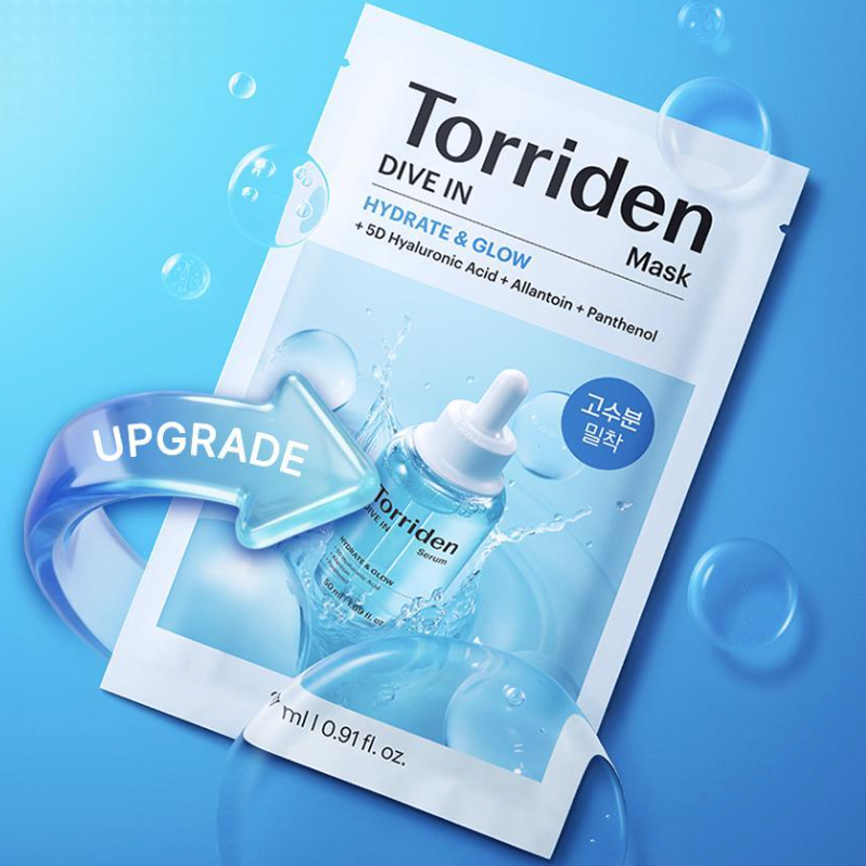 11＋1片套裝｜Torriden🌟玻尿酸補水精華面膜｜全新升級版