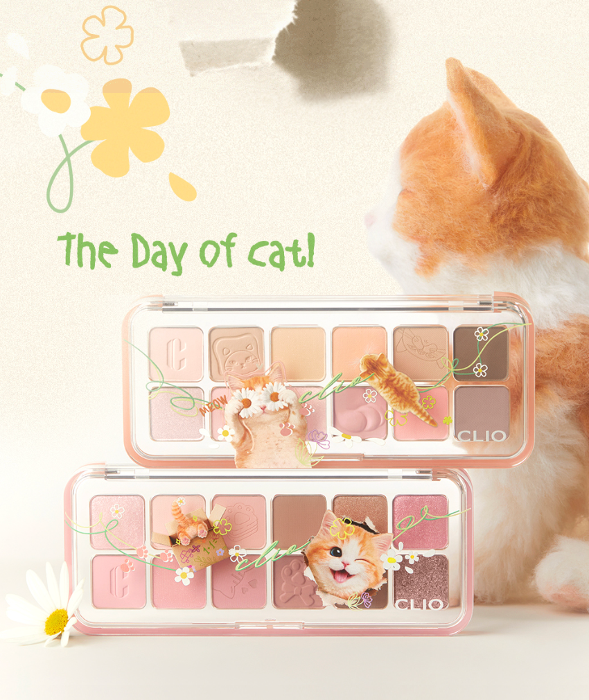 Clio 🐱 Pro Eye Palette Air 12色眼影盤✨貓貓限定版