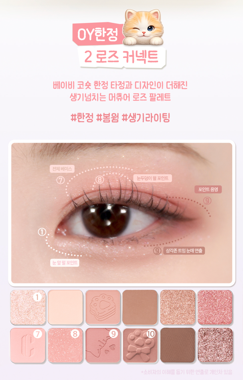 Clio 🐱 Pro Eye Palette Air 12色眼影盤✨貓貓限定版