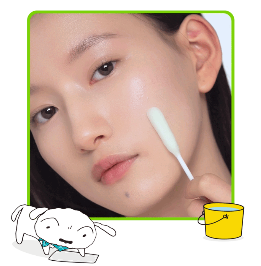 送鍵帽匙扣｜ilso x 蠟筆小新 🔫  No Problem Peeling Swab 去角質棉棒