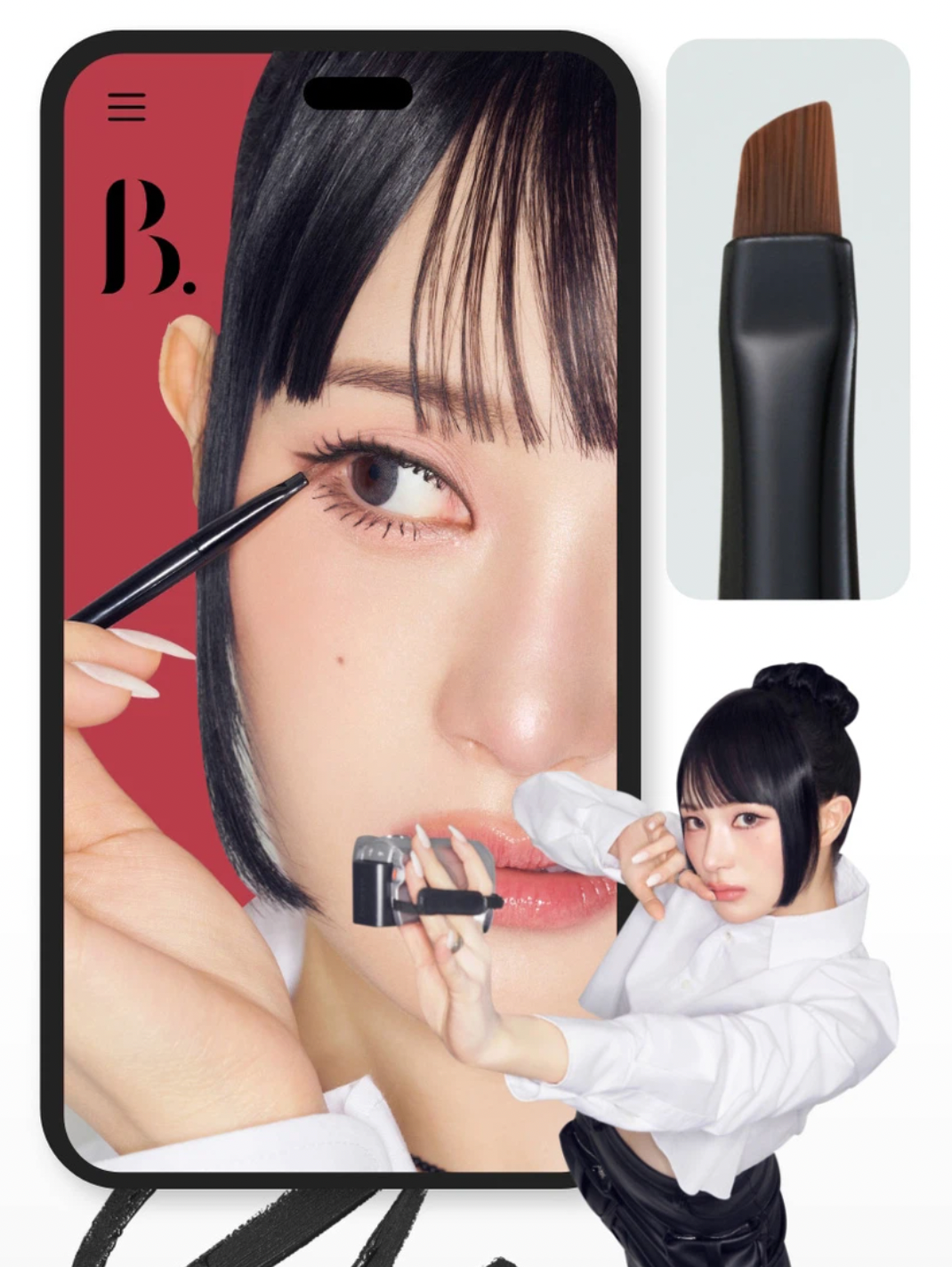 BONCEPT 🖌️👁️ 刀鋒眼線刷