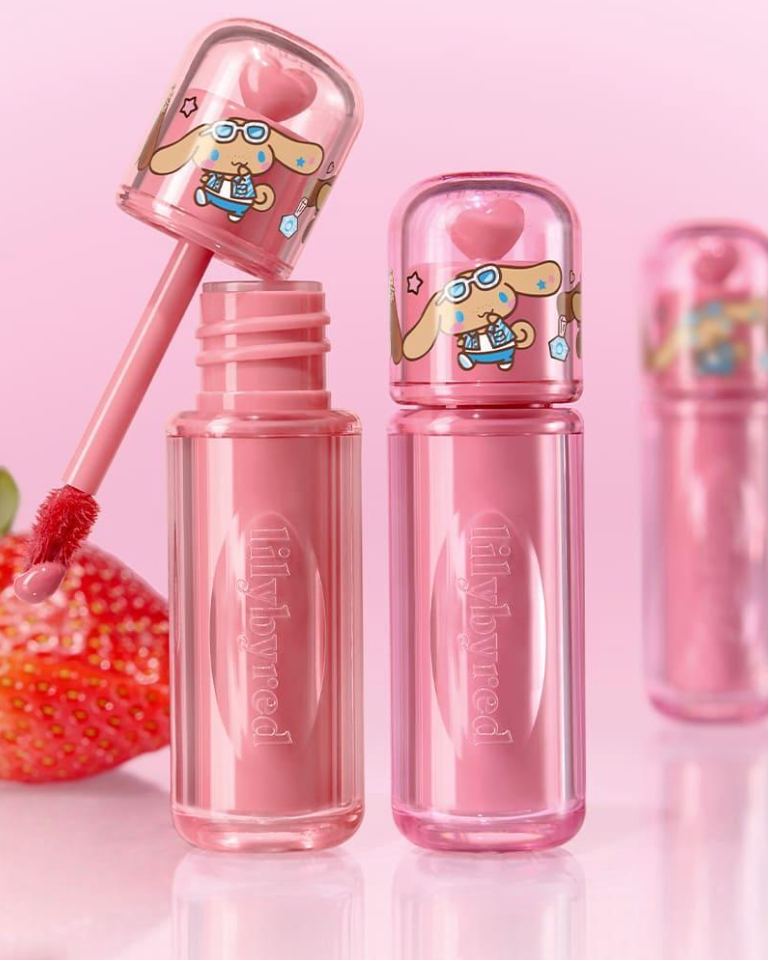 送收納匙扣｜Lilybyred x Sanrio 🍒 輕盈水感光澤唇釉