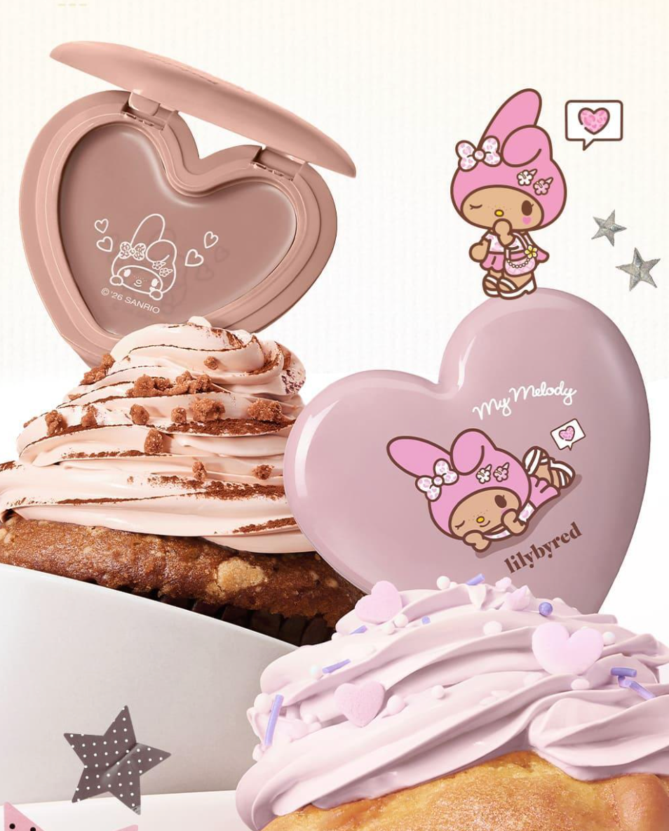 送收納包｜Lilybyred x Sanrio 🍒 Love Beam Cheek Balm