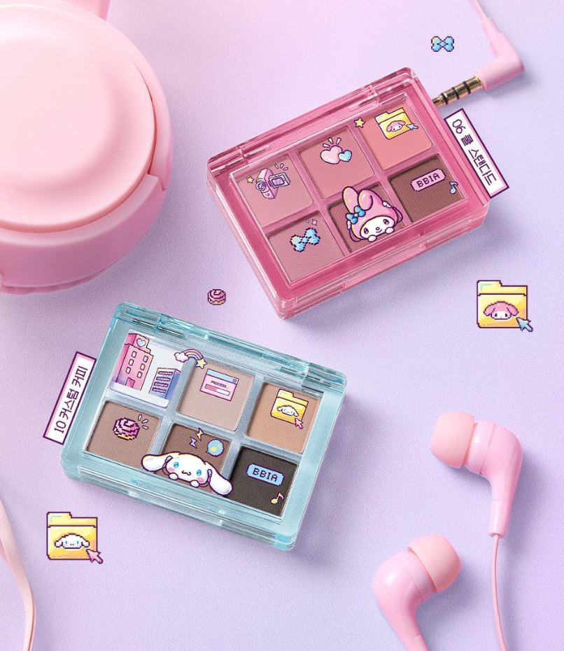 送摺疊梳｜ BBIA Sanrio City Pop X Sanrio 💿 迷你眼影盤