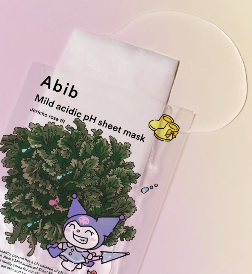 5+1片｜Abib x Sanrio 🌿 弱酸性面膜