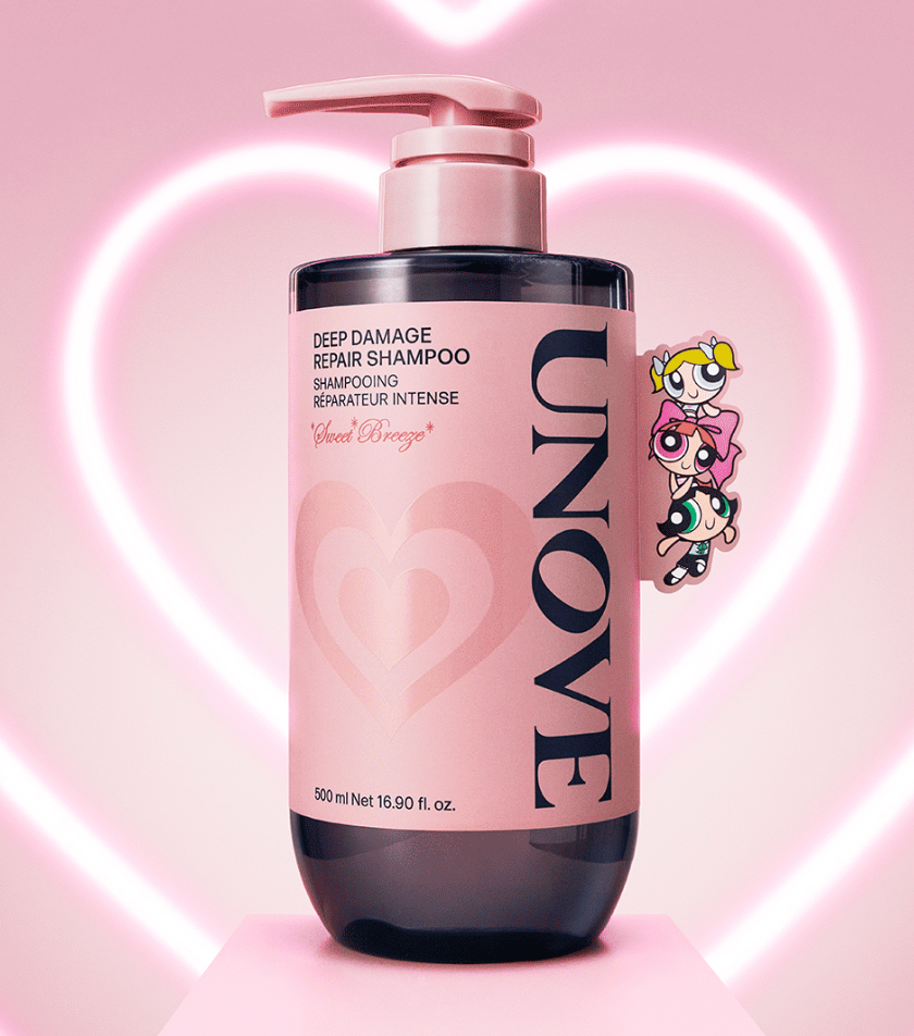 UNOVE x 飛天小女警 💖深層受損修護洗頭水