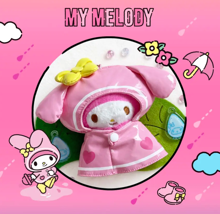 🌧️Olive Young × Sanrio 雨天限定玩偶鑰匙圈