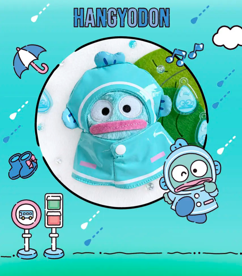 🌧️Olive Young × Sanrio 雨天限定玩偶鑰匙圈