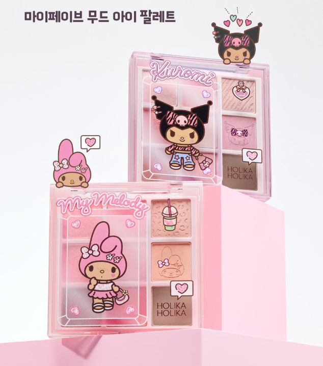 🎀Holika Holika x Sanrio 🎨 My Fave Mood 眼影盤