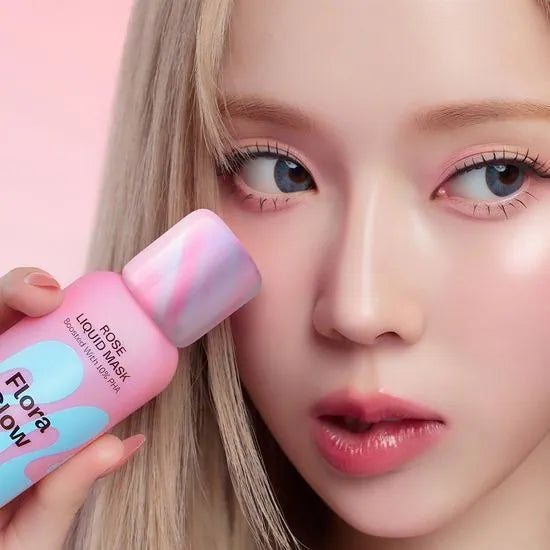 送25ml玫瑰面霜｜MAMONDE 🌸 Flora Glow 玫瑰液體水光面膜