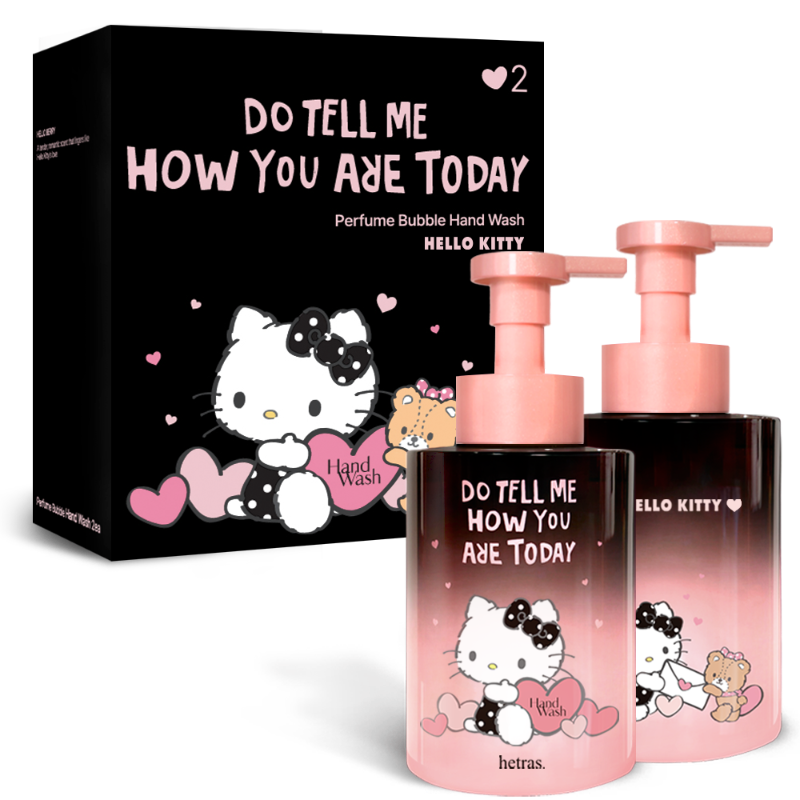 hetras x 🖤Hello Kitty ✨限定香薰泡泡洗手液禮盒組
