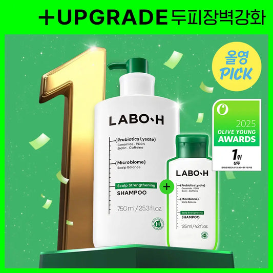 750ml+125ml｜Labo H 💚 頭皮護理防脫髮益生菌洗頭水🏆最新升級