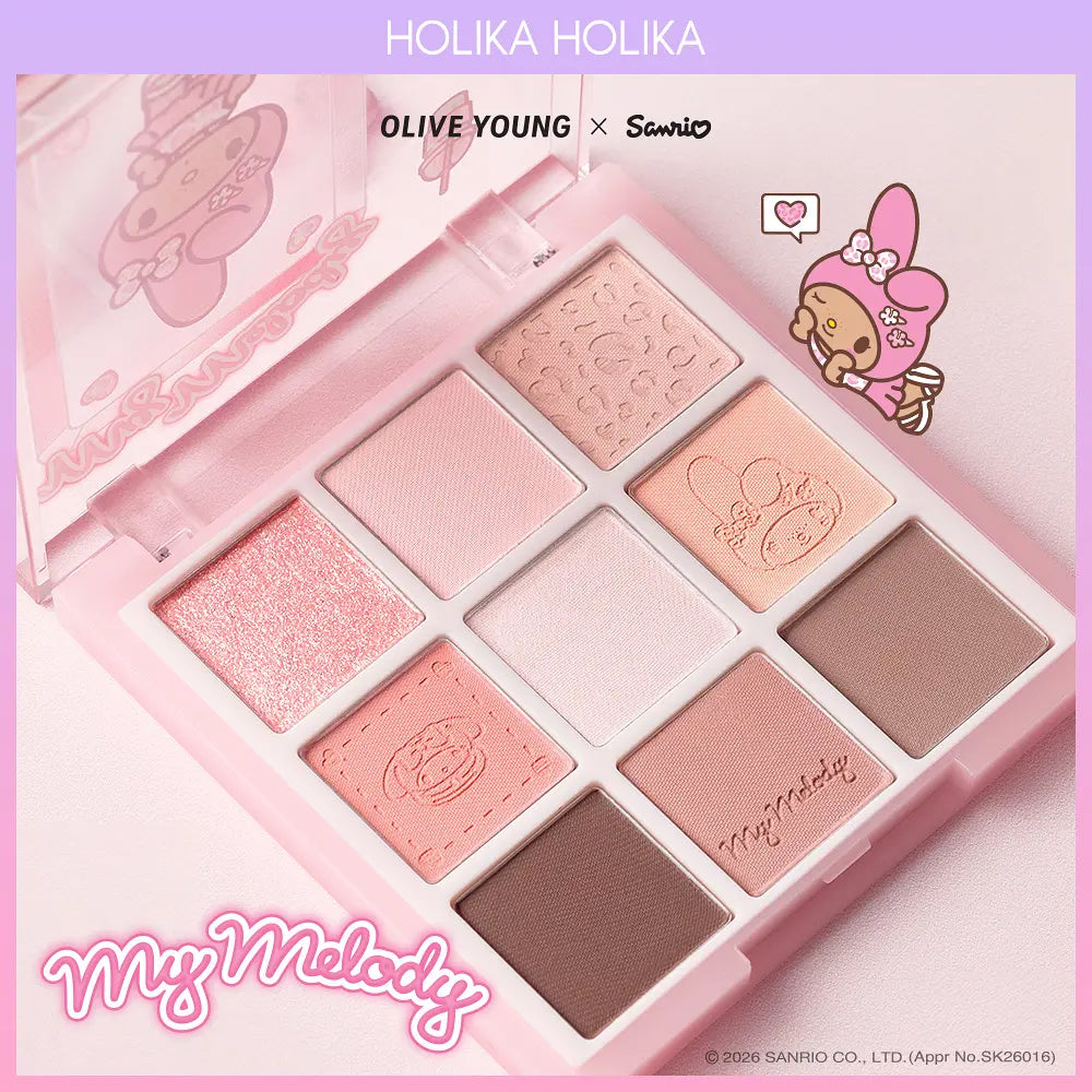 🎀Holika Holika x Sanrio 🎨 My Fave Mood 眼影盤