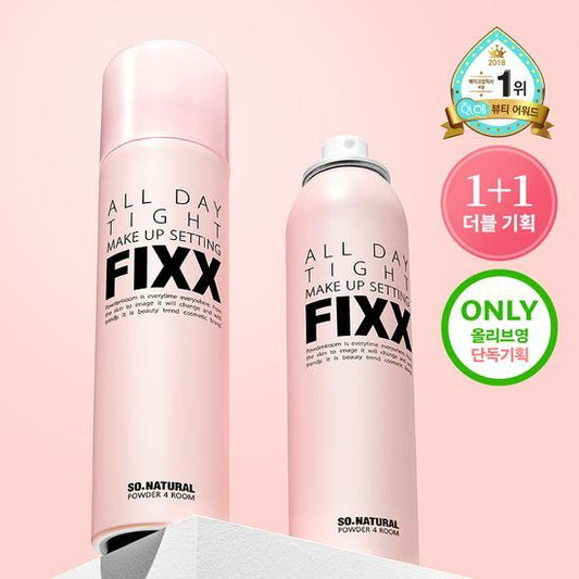 120+120ml｜SO NATURAL💗長效保濕控油定妝噴霧