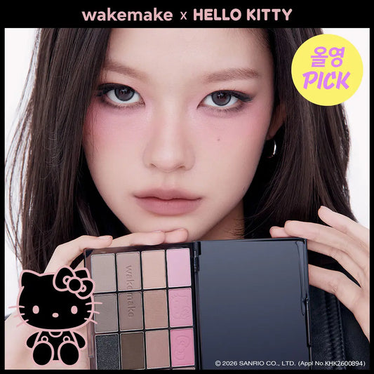 🎀 WAKEMAKE × HELLO KITTY 16色眼影盤