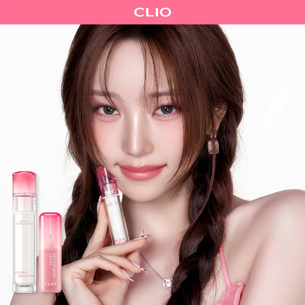 送Mini腮紅｜CLIO 🍒 晶透水光唇釉 Crystal Glam Tint✨