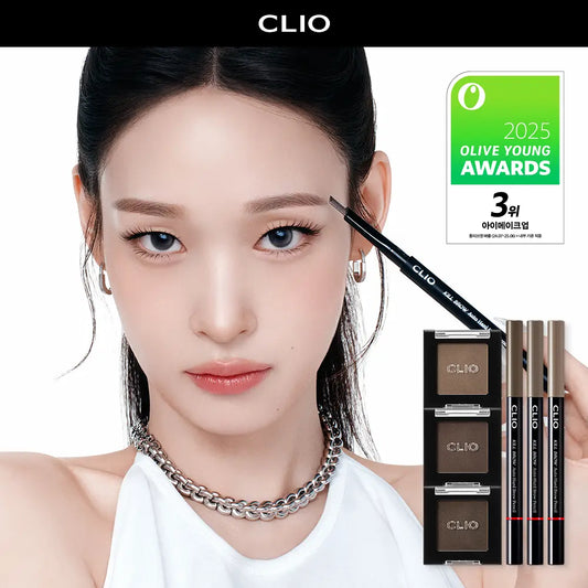 送眉粉｜CLIO ✏️  雙頭平頭眉筆🏆 冠軍眉筆