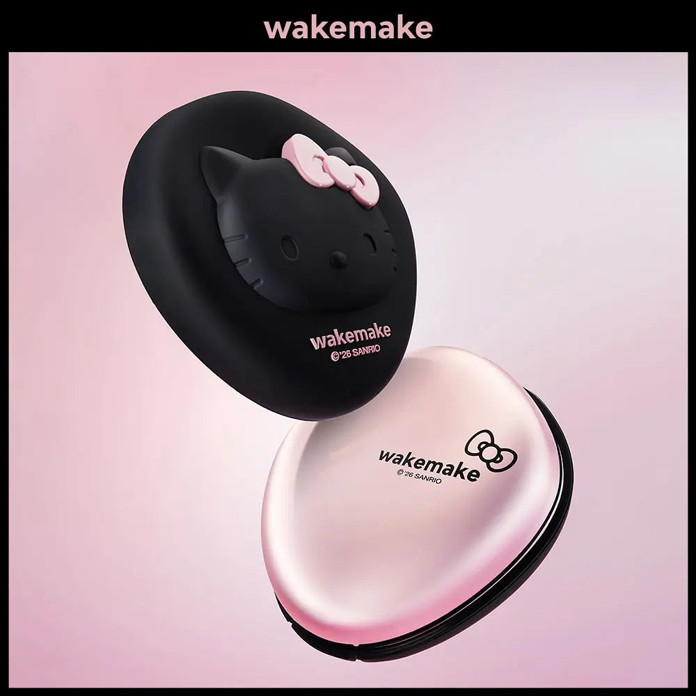 WAKEMAKE x HelloKitty 💖 陶瓷光密肌粉底霜✨
