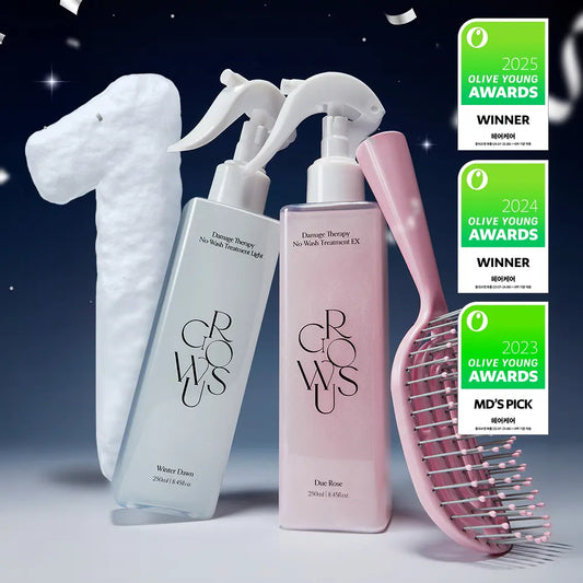 1+1+送順髮梳｜GROWUS 💗 免沖洗護髮噴霧🏆冠軍護髮