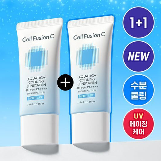 1+1 套裝｜Cell Fusion C ❄️ 輕透保濕水感防曬霜
