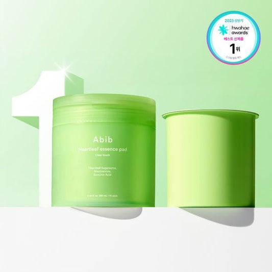 70+70片優惠SET ｜Abib 🌿 升級版魚腥草舒緩護理棉片