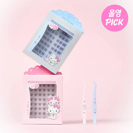 送夾仔｜Fillimilli X Hello Kitty 🎀  免膠水單搓款式分段假睫毛