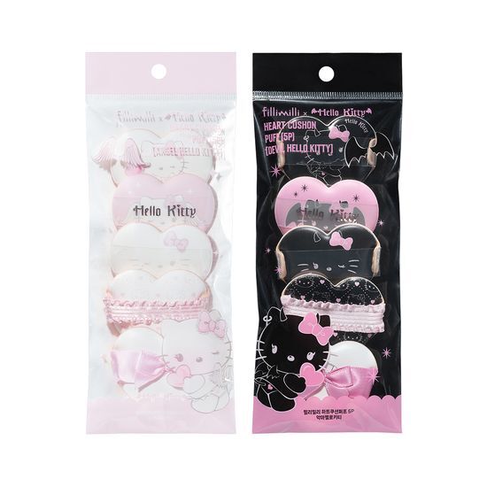 Filimilli x Sanrio 💖 天使惡魔聯名 ✨ 愛心造型粉撲🎀