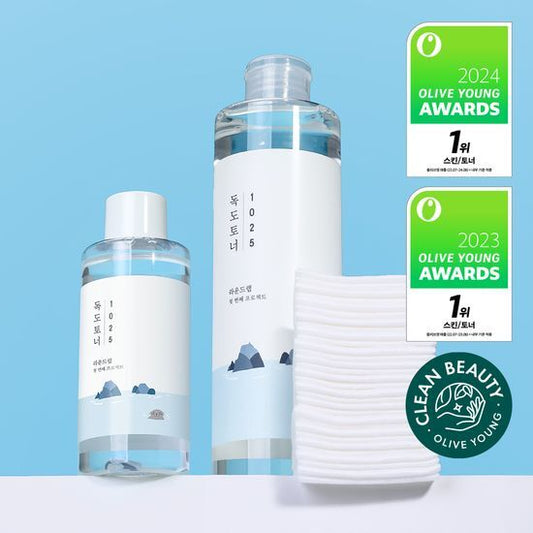 300＋100ml｜RoundLab🐳玻尿酸保濕爽膚水✨送30片濕敷棉
