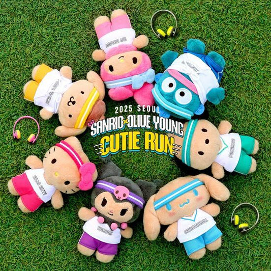 Sanrio x Olive Young ⚽️ 「Cutie Run」系列 💖 運動公仔掛飾