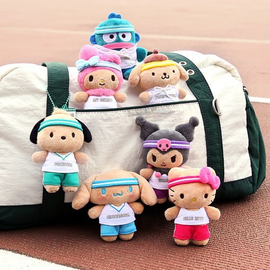 Sanrio x Olive Young ⚽️ 「Cutie Run」系列 💖 運動公仔掛飾