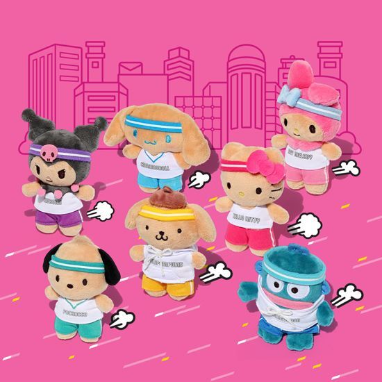 Sanrio x Olive Young ⚽️ 「Cutie Run」系列 💖 運動公仔掛飾